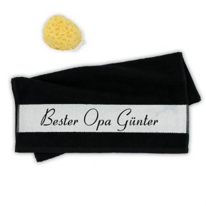 Personalisiertes Handtuch bester Opa Personalisiertes Handtuch bester Opa