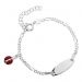 Kinderarmband Silber mit Gravur- 8485