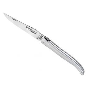 Messer Laguiole Le Fidèle aus graviertem Aluminium Messer Laguiole Le Fidèle aus graviertem Aluminium