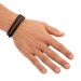Armband Leder doppelt mit Gravur