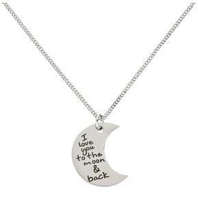 Kette "I love you to the moon and back"