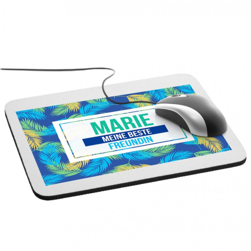 Personalisierbares Mousepad mit Palmendesign