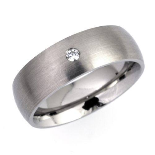 Ring Zirkonia mit Gravur 9143