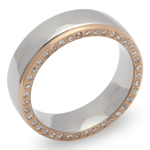 Ring Zirkonia mit Gravur 9179