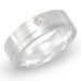 Ring Zirkonia Silber mit Gravur - 8507