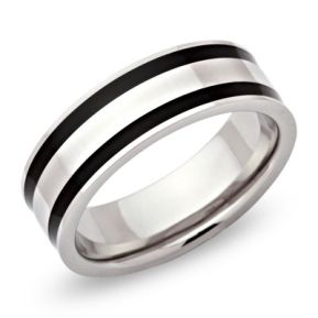 Ring Edelstahl mit Gravur - 9109