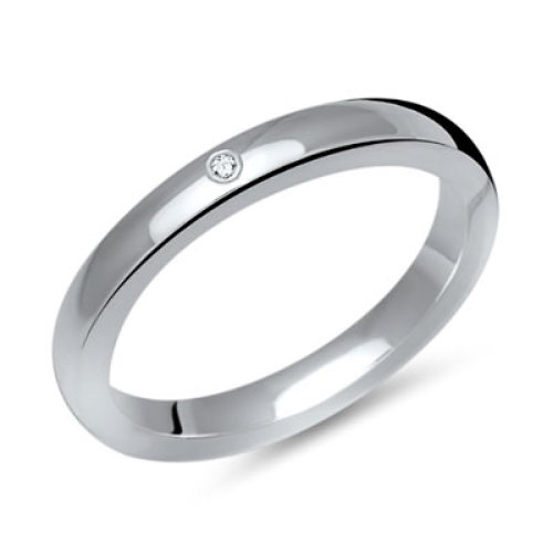 Ring Zirkonia Silber mit Gravur - 8563