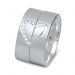 Ring Zirkonia Silber mit Gravur - 8564