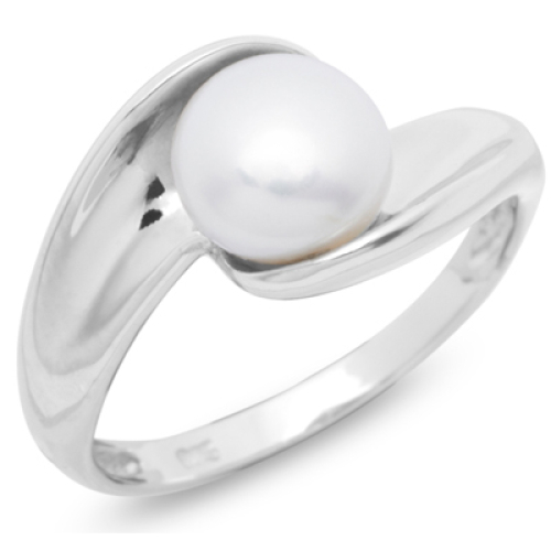 Ring Silber mit Perle 131