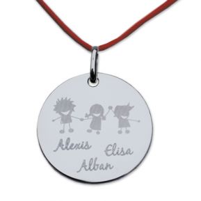 Halsband Alban mit Gravur Halsband Alban mit Gravur