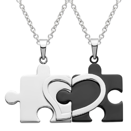 Anhänger Puzzle mit Gravur - 8793