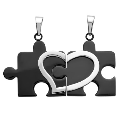 Anhänger Puzzle mit Gravur - 8825
