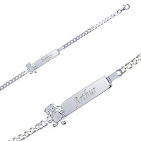 Armband Bär mit Gravur Armband Bär mit Gravur