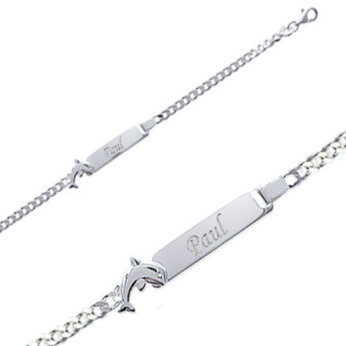 Armband Delfin mit Gravur