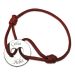 Armband Jeton rund  mit Ajour-Herz