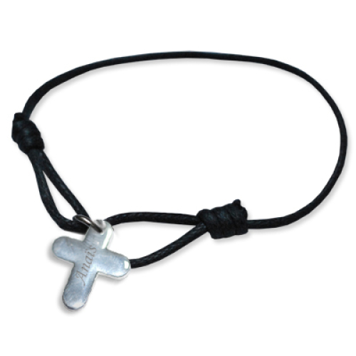 Armband Kreuz mit Name