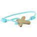 Armband Kreuz mit Gravur vergoldet