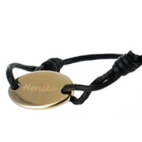 Kinderarmband Oval mit Gravur
