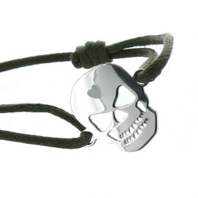 Armband Totenkopf mit Gravur Armband Totenkopf mit Gravur