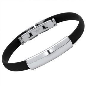 Kautschuk-Armband mit Gravur - 8081 Kautschuk-Armband mit Gravur - 8081