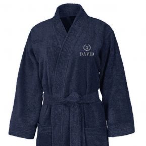 Bestickter Kimono Bademantel