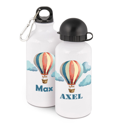 Bedruckte Trinkflasche Heißluftballon