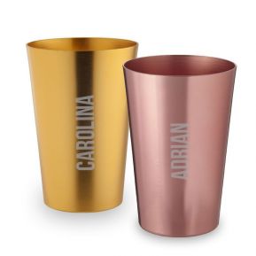 Personalisierter Becher aus Aluminium Personalisierter Becher aus Aluminium