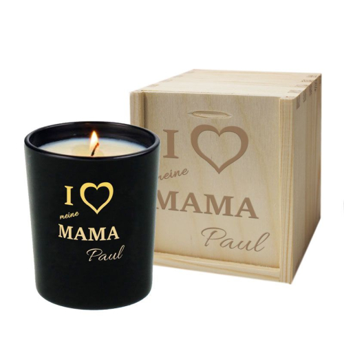 Personalisierte Kerze für Mama