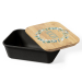 Brotdose mit Blumenmotiv