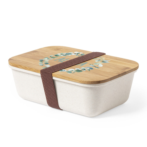 Brotdose mit Blumenmotiv