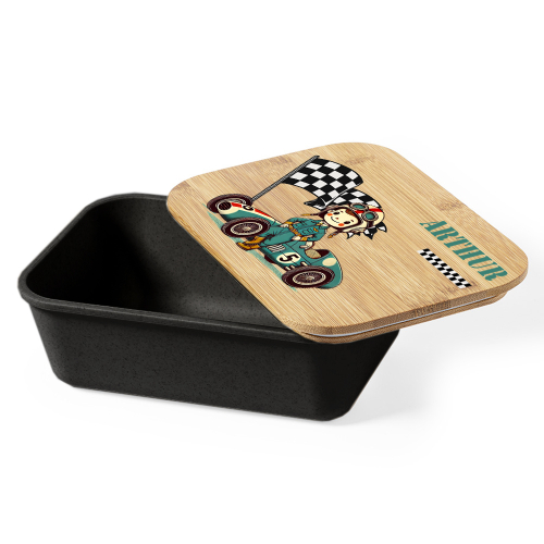 Brotdose mit Rennwagen