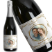 Personalisierte Champagner-Flasche Aquarell