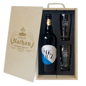 Bierkasten 3-teilig Label personalisiert 