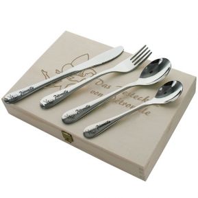 Personalisiertes Kinderbesteck-Set - Fee Personalisiertes Kinderbesteck-Set - Fee