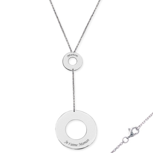 Collier Jeton mit Gravur - 8694