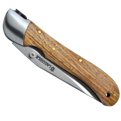 Messer Laguiole Natur mit Personalisierung geschlossen
