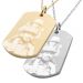 Dogtag mit Fotogravur - rechteckig