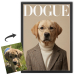 DOGUE-Magazincover aus einem Foto DOGUE-Magazincover aus einem Foto