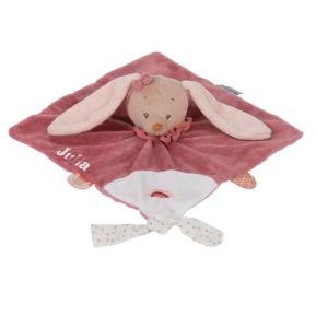 Schmusetuch Pauline der Hase mit Name Schmusetuch Pauline der Hase mit Name