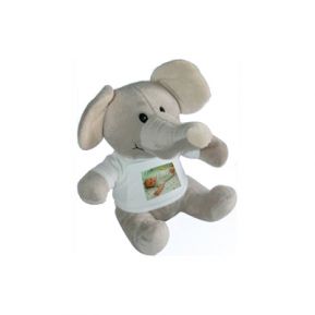 Plüsch Elefant mit Foto Plüsch Elefant mit Foto