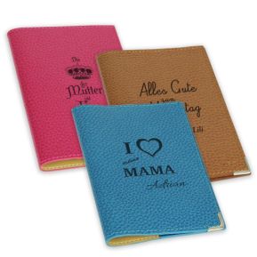 Etui Leder für Reisepass zum Muttertag