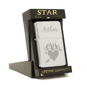 Sturmfeuerzeug der Liebe mit Gravur Sturmfeuerzeug der Liebe mit Gravur