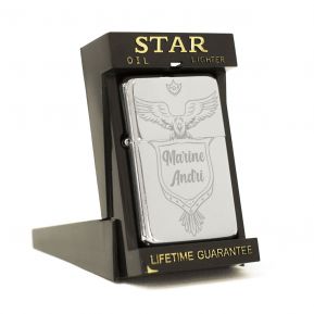 Feuerzeug Star mit Gravur Biker Feuerzeug Star mit Gravur Biker