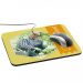 Foto-Mousepad mit Band gelb