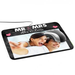 Foto-Mousepad Mr and Mrs