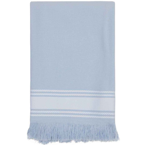 Fouta Tuch Azur mit Name personalisierbar