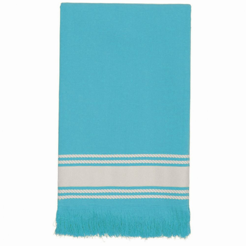 Fouta Tuch Türkis mit Name personalisiert