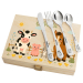 Geschenkset Bauernhoftiere mit personalisiertem Besteck Geschenkset Bauernhoftiere mit personalisiertem Besteck