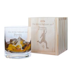 Whiskyglas mit Gravur für Sportler