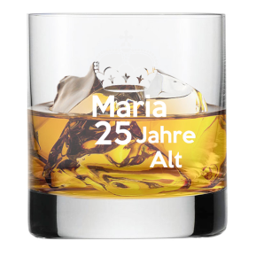 Whiskyglas mit Gravur zum Geburtstag